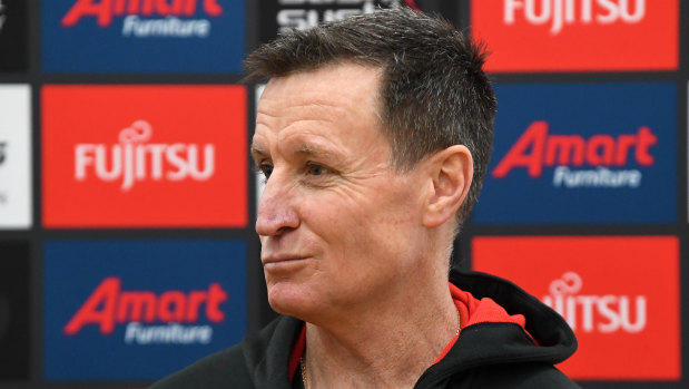 Bombers coach John Worsfold is predicting a "brutal" round 23 clash.