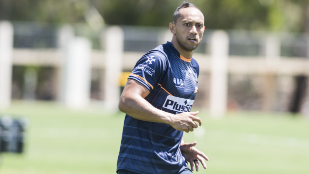 Brumbies co-captain Christian Lealiifano at training on Thursday.