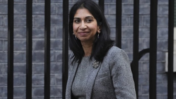 Britain’s Home Secretary Suella Braverman.