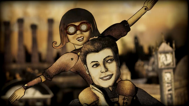 A still from the award-winning Canberra animated short <i>Della Mortika Carousel of Shame.</i> 