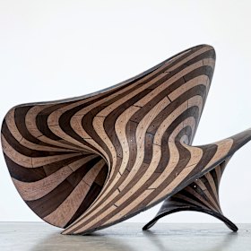 Joris Laarman’s Ply Loop chair is biodegradable