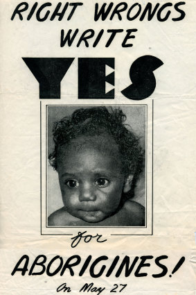 A poster for the 1967 Referendum.