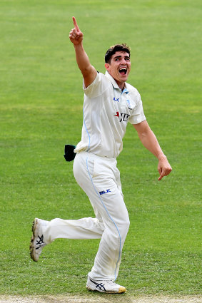 Ashes chance: Sean Abbott is one of the form bowlers in the country.