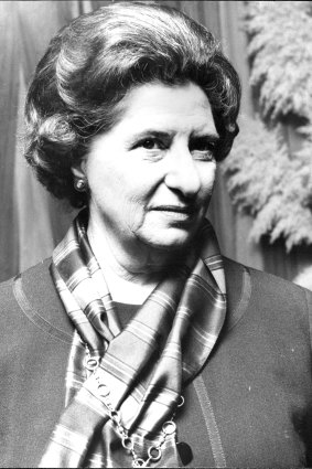 Ruth Dobson on May 14, 1974, shortly before she left Australia take up her post as Ambassador to Denmark