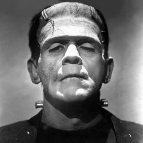 Who, me?: Boris Karloff as Frankenstein, 1931.