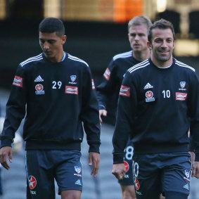 Alec Urosevski and Alessandro Del Piero.