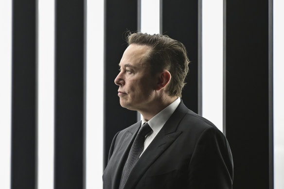 Elon Musk in Berlin.