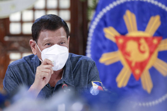 President Rodrigo Duterte warned anyone flouting curfew in the Philippines could be shot.