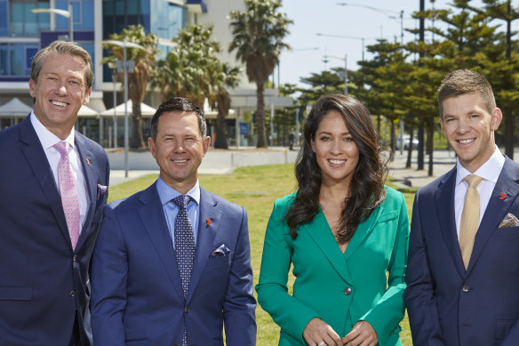 Glenn McGrath, Ricky Ponting, Mel McLaughlin and Tim Paine were among Seven’s cricket commentary signings.