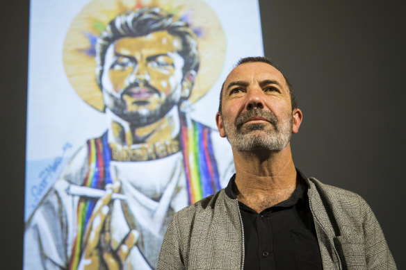 Musician Paul Mac has made a Midsumma Festival show about the trauma of when a George Michael mural on his home was defaced after the same-sex marriage survey result was conducted.