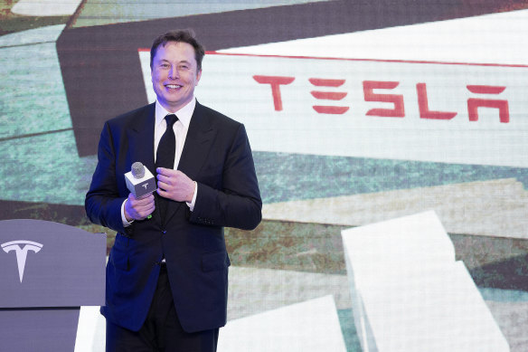 Tesla, led by its chief executive Elon Musk, is proving to be a huge hit with Australian investors.