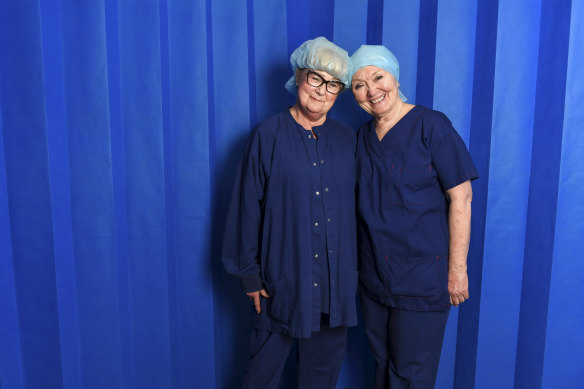 Beverly Howard (left) and Olga Learoyd: Says Beverly: “She [Olga] can be very volatile, but she’ll get over it and apologise, which a lot  of people can’t do.”