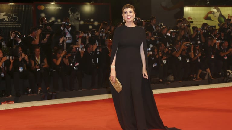 Olivia Colman at Venice Film Festival.