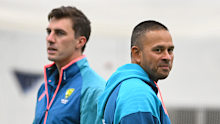 Pat Cummins and Usman Khawaja.
