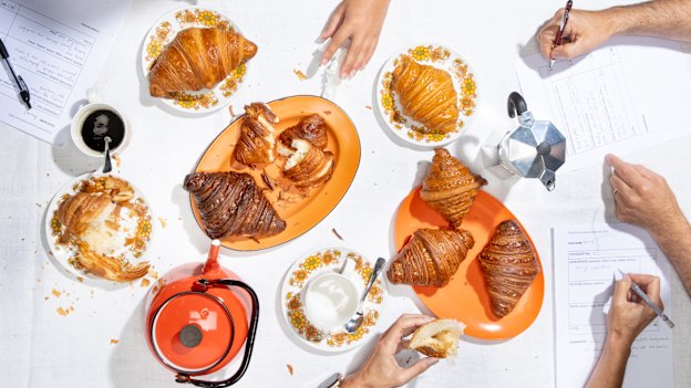 The great Good Food Melbourne croissant taste test.