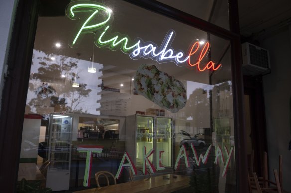 Pinsabella in St Kilda Road, St Kilda, is geared towards takeaway.