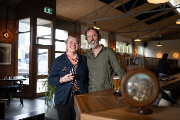 Co-owners Susie and Brett Pritchard.