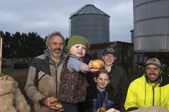 Peter Dunn and his daughter Eleanora, nieces Sophie Dunn and Anna Dunn, and Peter’s brother Ian Dunn.