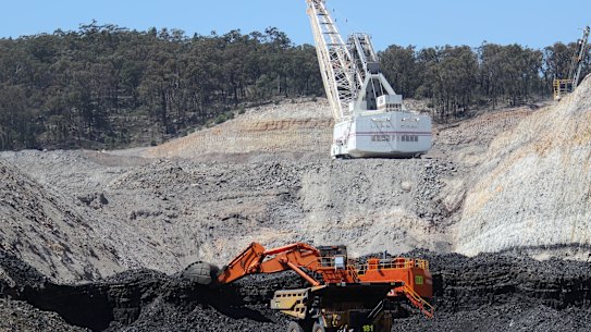 The Ulan coal mine near Mudgee