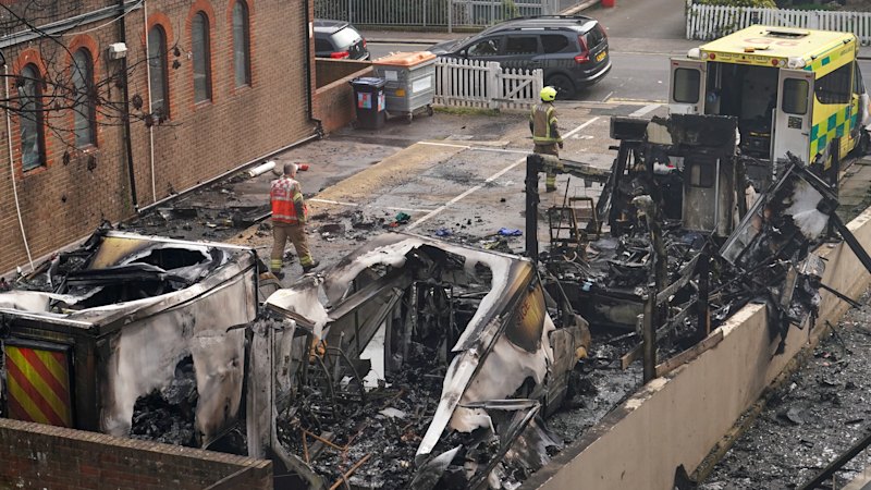 Iranian terror group claims arson attack on Jewish ambulances in London