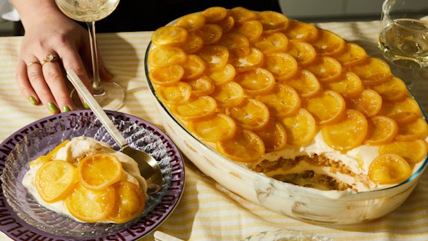 Limoncello tiramisu.