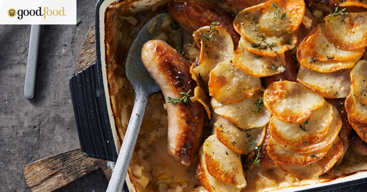 RecipeTin Eats’ sausage and potato hot pot recipe