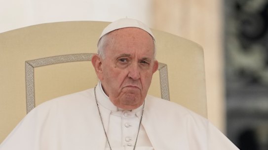 Pope Francis last month.