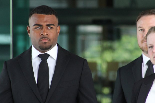 Ezra Mam leaves Brisbane Magistrates Court after a hearing in December.