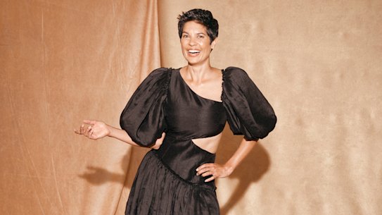 Narelda wears Aje dress, Louis
Vuitton boots.