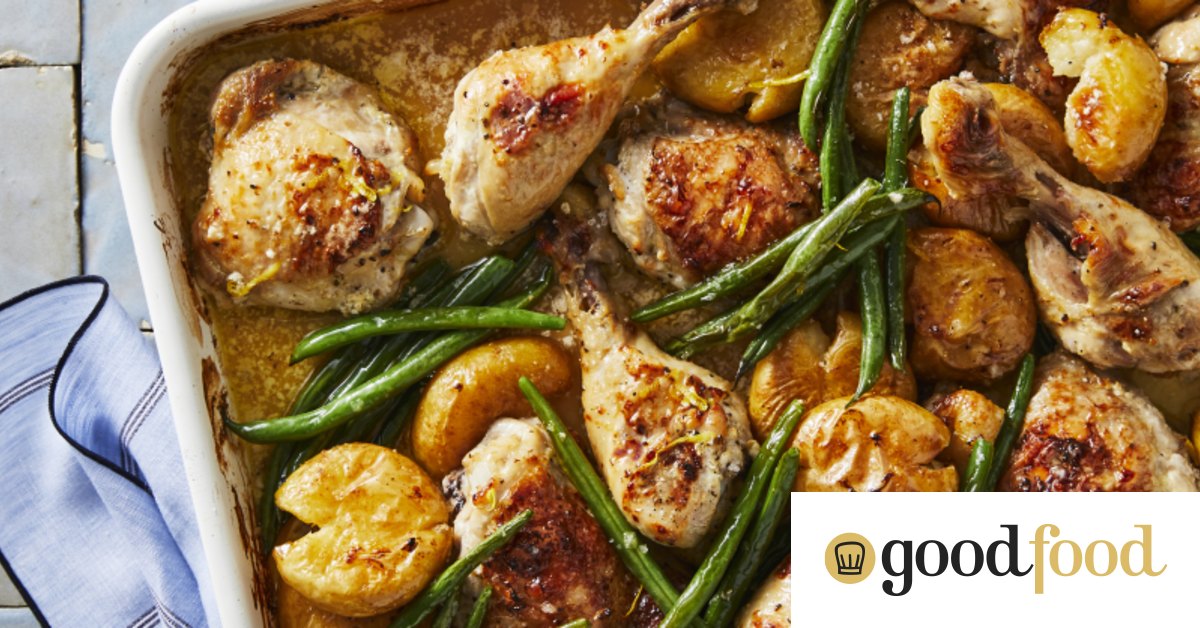Greek chicken and potato traybake: RecipeTinEats’ recipe