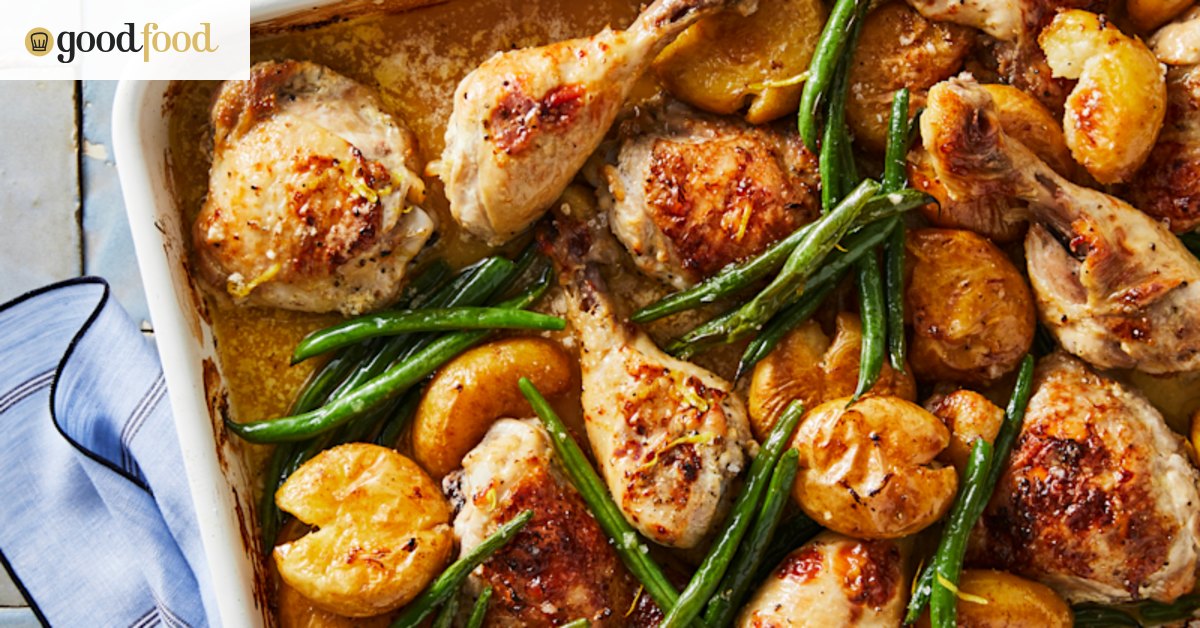 Greek chicken and potato traybake: RecipeTinEats’ recipe