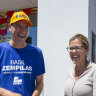 Churchlands MP Basil Zempilas and outgoing WA Liberals leader Libby Mettam.