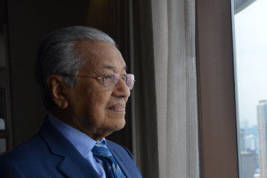 Mahathir Mohamad, who is in Bangkok for ASEAN and East Asia summit meetings, says Australia will be more Asian than European one day.