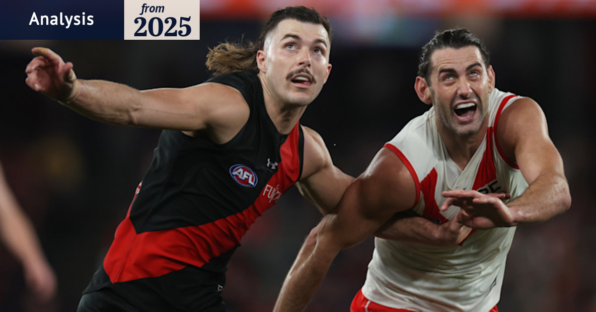 AFL 2025: Adelaide Crows eye Essendon Bombers’ ruckman Sam Draper ...