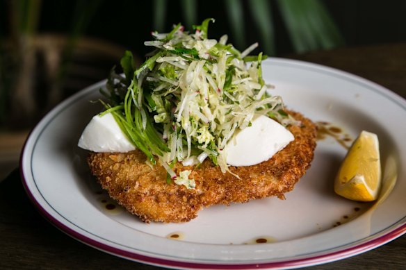 Mount Erica Hotel schnitzel.
