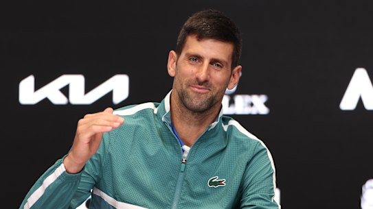 Novak Djokovic is seeking to retun to his 2023 Australian Open level.
