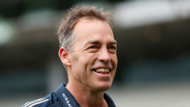 Alastair Clarkson is in the US as he looks to broaden his coaching experience.