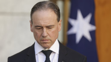Minister for Health Greg Hunt