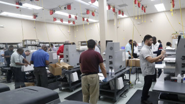 The recount continued at Broward County on Wednesday.