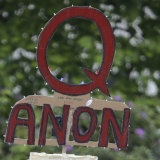 QAnon conspiracies spread among believers.