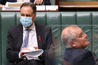 Federal Health Minister Greg Hunt rejected claims rapid antigen tests were being diverted to the federal government and says supply problems are due to suppliers over-promising. 