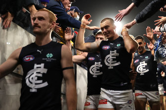 It’s a milestone match for Patrick Cripps this week.