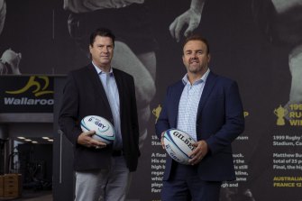 RA chairman Hamish McLennan (left) and CEO Andy Marinos (right). 