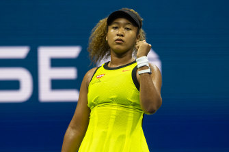 Japan’s Naomi Osaka pictured during the 2021 US Open. 