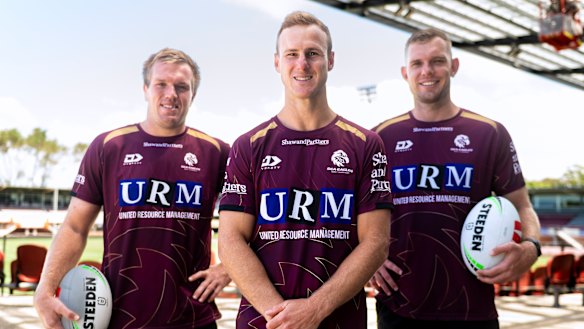 Jake (left) and Tom Trbojevic (right) and Daly Cherry-Evans have been the faces of the Sea Eagles for the best part of a decade.