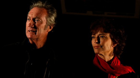 Bryan Brown and Rachel Ward were evacuated from their north coast property.