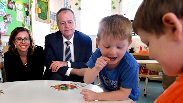 Labor leader Bill Shorten is escalating his policy fight on education. 