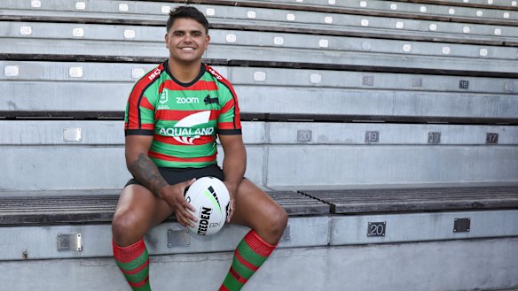 Latrell Mitchell was in the headlines over the summer after deciding to leave the Sydney Roosters to join South Sydney.