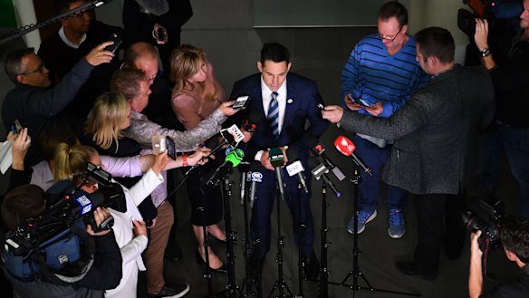 Off the hook: Slater can now begin his grand final preparations. 