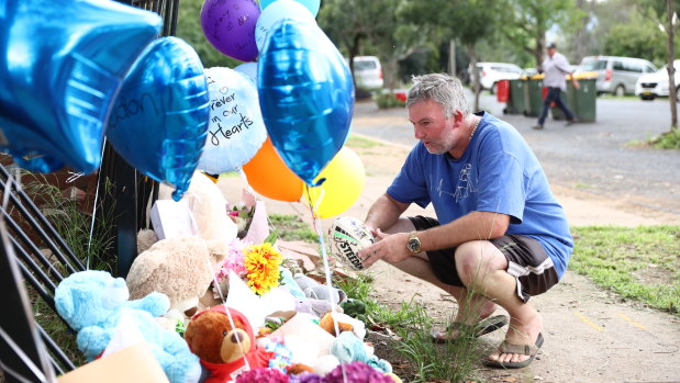 At the site of the accident, Joseph Shorey said his boys were cheeky, lovable and popular. 